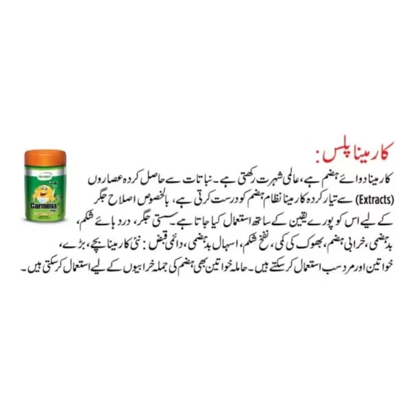 Hamdard Carmina Plus - 120 TAB - Image 2