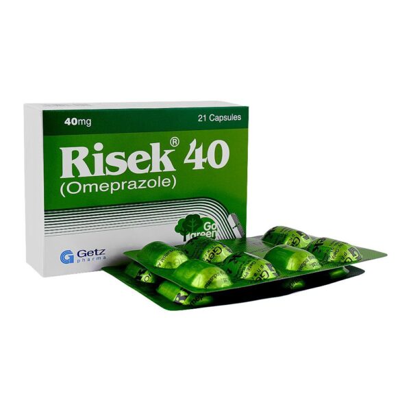 Risek Capsule, 40mg, 1-Strip