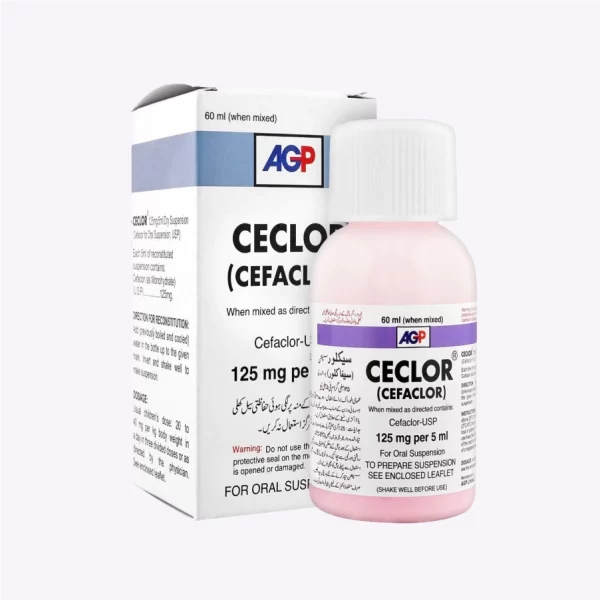 Ceclor Suspension, 125mg/5ml, 60ml