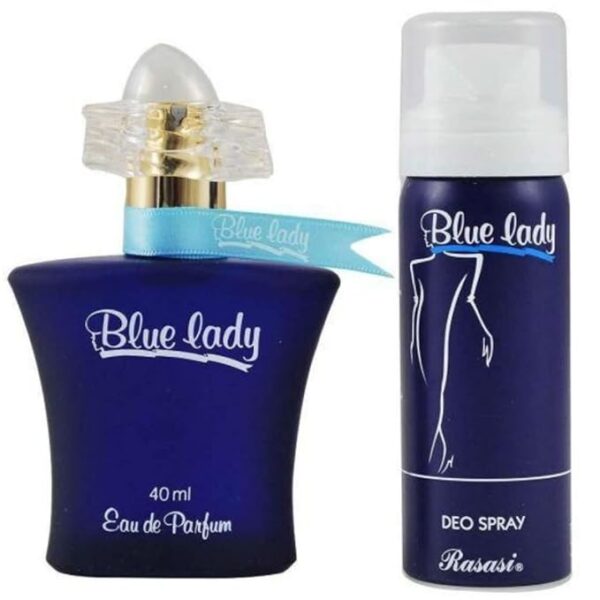 RASASI Blue Lady Perfume Spray 2-Piece Set For Women - Image 2