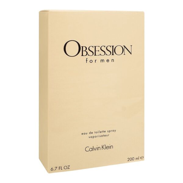 Calvin Klein Obsession EDT, For Men, 200ml - Image 2