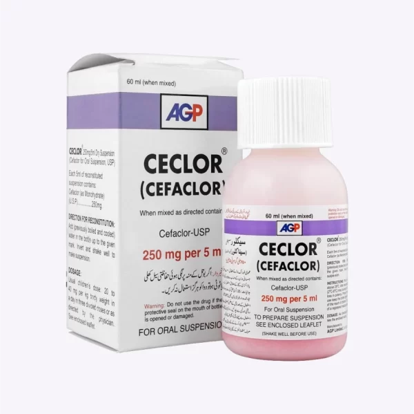 Ceclor Suspension, 250mg/5ml, 60ml