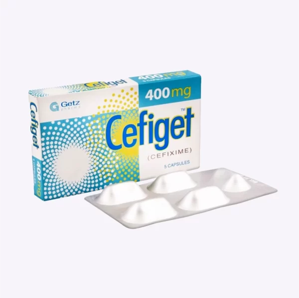 Cefiget Capsule, 400mg, 5-Pack