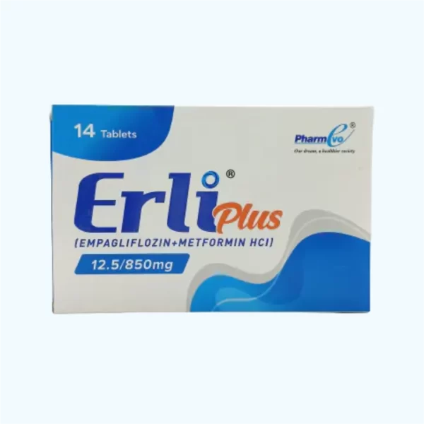 Erli Plus Tablet, 12.5/850mg, 14 Tablets