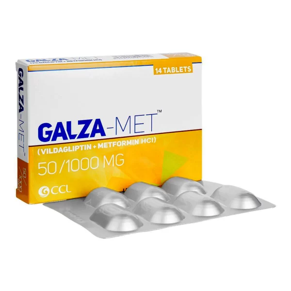 Galza-Met Tablet, 50/1000mg, 14 Tablets