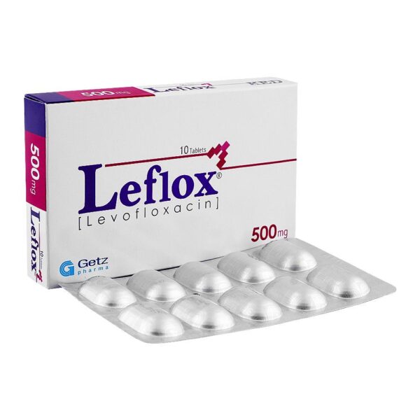 Leflox Tablet, 500mg, 10-Pack