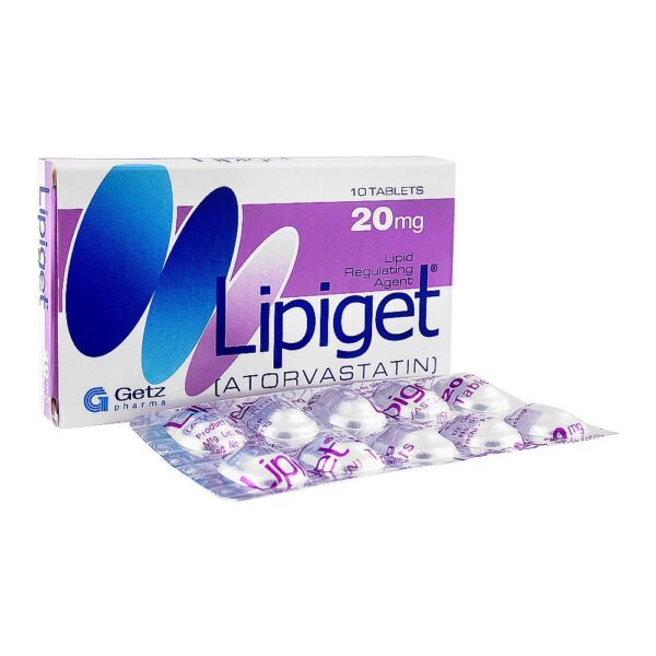 Lipiget Tablet, 20mg, 10-Pack