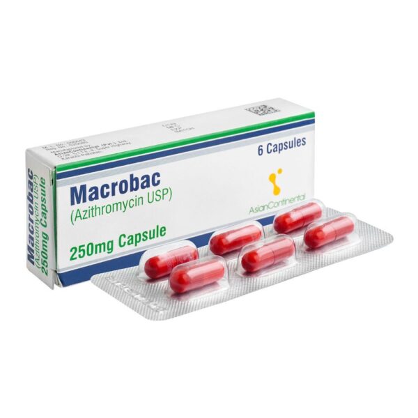 Macrobac Capsule, 250mg, 6-Pack