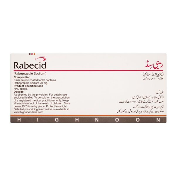 Rabecid Tablet, 20mg, 14-Pack - Image 2