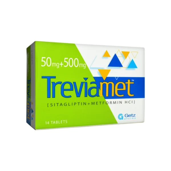 Treviamet 50mg/500mg 14 Tablets