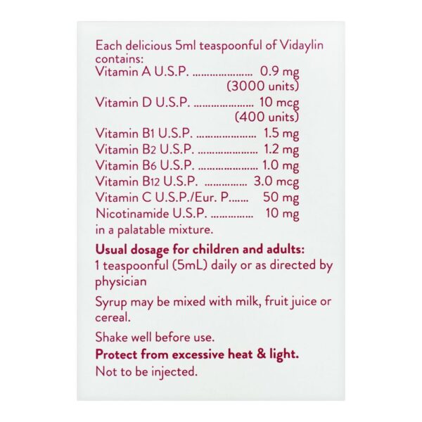 ViDaylin Syrup, 120ml - Image 3