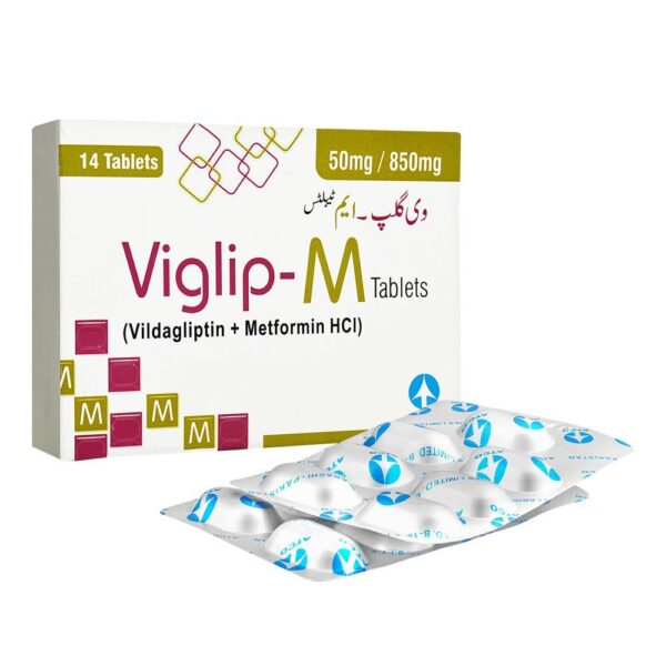 Viglip-M Tablet, 50mg/850mg, 14-Pack