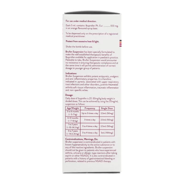 BRUFEN® SUSPENSION (Ibuprofen) 120mL - Image 4