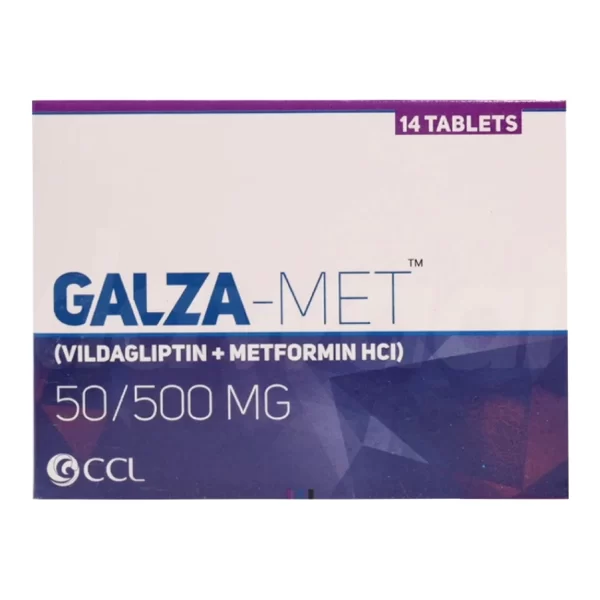 Galza-Met Tablet, 50/500mg, 14 Tablets