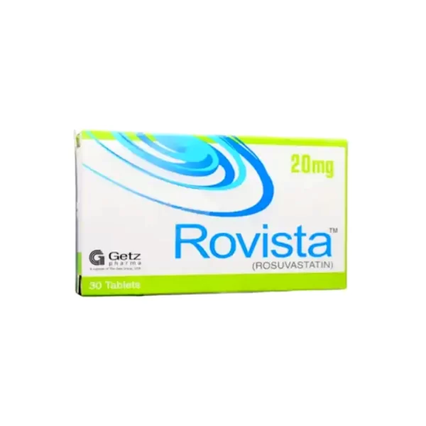 ROVISTA 20MG TABLET, 1 Strip = 10 Tablets