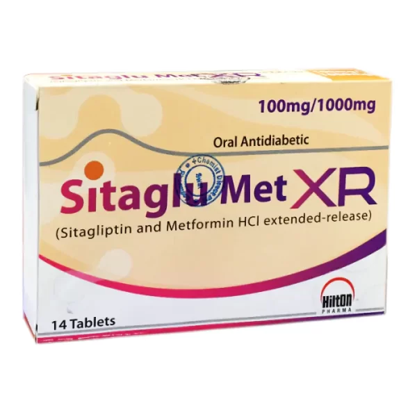 Sitaglu Met XR (100/1000mg) 14 Tablets